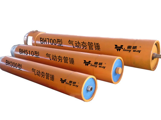 Pneumatic Pipe Driving Ramming Hammer In Vibrant Orange