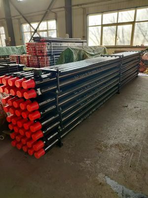 API স্ট্যান্ডার্ড ডাবল ওয়াল ড্রিল পাইপ R780 / S135 E75 স্টিল গ্রেড 8.56 মিমি সহ