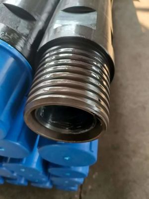 OD 114mm জল কূপ ড্রিল পাইপ 4 1/2" রেমিট থ্রেড কালো