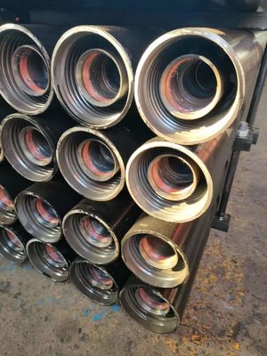 High Steel Water Well Drill Pipe Od 114mm 4 1/2" Remet Length 6000mm