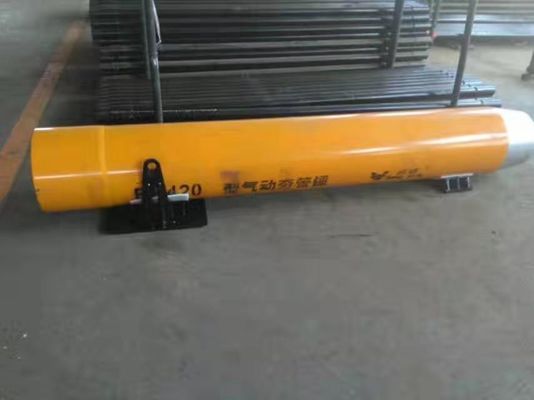 BH420 Pneumatic Pipe Ramming Hammer Impact Force 800T 2.8m Long  Yellow