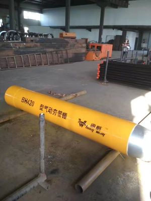 BH420 Pneumatic Pipe Ramming Hammer Impact Force 800T 2.8m Long  Yellow