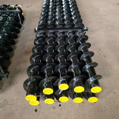 73mm Black Painted HDD Drill Pipe With API NC Connection 3m Length 8mm Wall