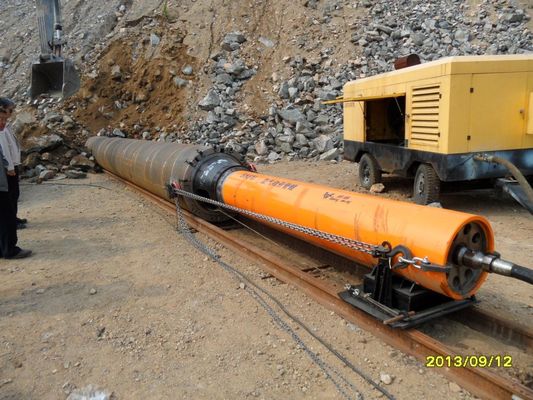 2600kN Pneumatic Pipe Ramming Tools , 159mm Diameter Hammerhead Pipe Rammer